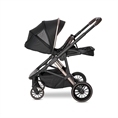 Carrozzina combinata ARIA 2in1 con cestino estivo BLACK